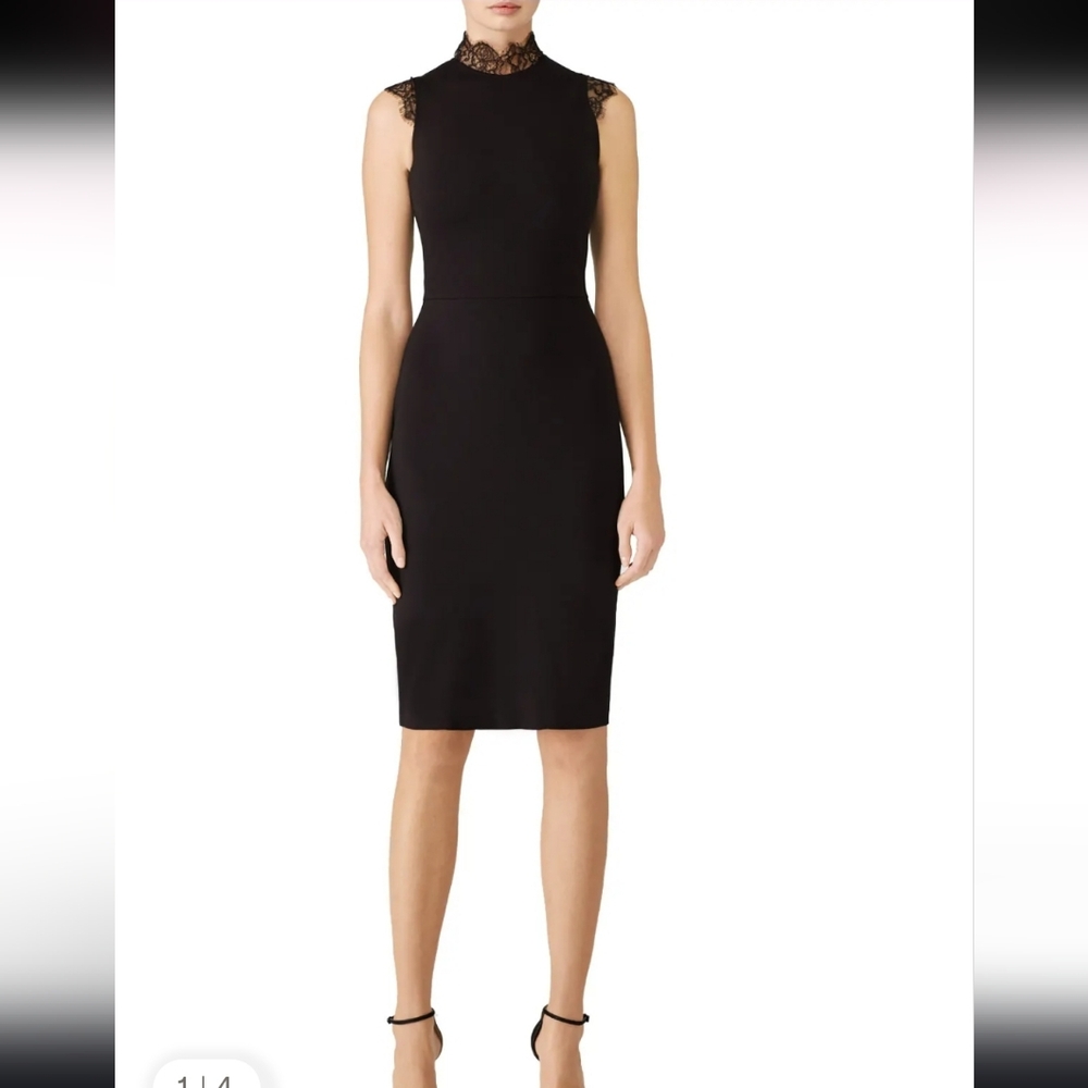 NWT Amanda Uprichard Black Melange Dress Size M